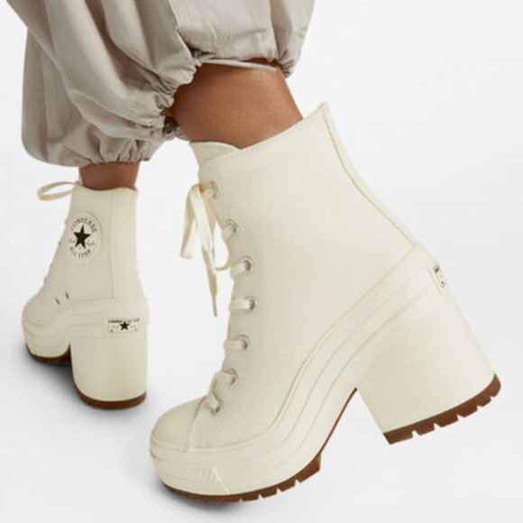 Converse Chuck 70 De Luxe Heel Leather Size 6.5 (fits Size 7) (Size 6 also aval) - Picture 3 of 13